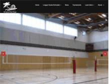 Tablet Screenshot of leathermanvolleyball.com